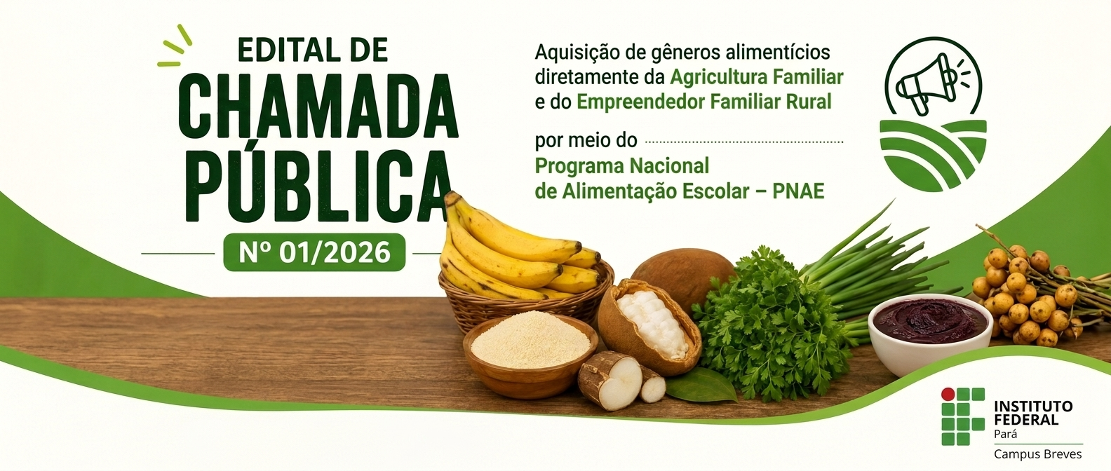 EDITAL DE CHAMADA PÚBLICA Nº 01/2026